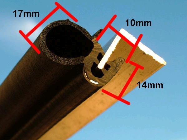 RUBBERCANOPY #1. CDoor seal rubber