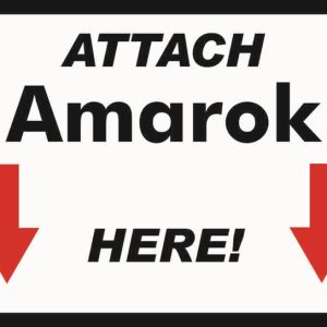 4x4 direct stickers 1. Attach Amarok Here - Sticker