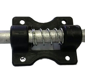 plastic-catch. Spring Loaded Bolt Lock - 80mm Bolt - 49mm Bracket