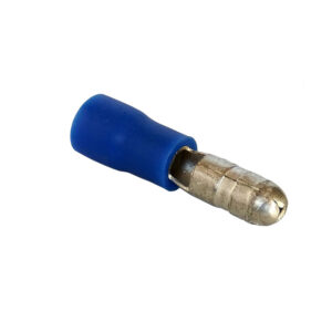 bullet-m-blue. Male bullet terminal blue