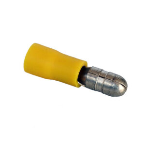 bullet-m-yellow. Male bullet terminal yellow