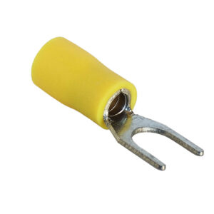 fork-yellow. Yellow fork terminal