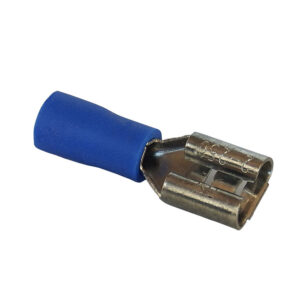 spade-f-blue. Female spade terminal