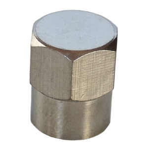 valve-cap. Metal valve cap