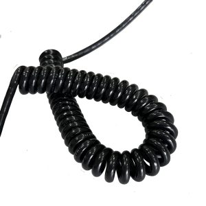 wire-coil. Retractable Coiled cable