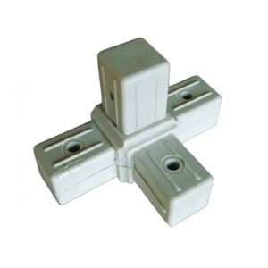 4-way-grey-ind-25mm-connect-it. 4-way Connect-It Ind grey 25mm