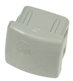 conend25grey#1. 25mm end cap grey