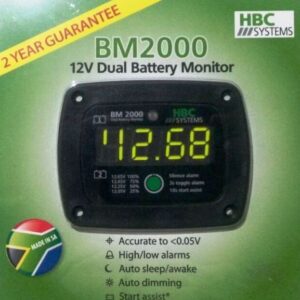 dmnoflush. HBC Dual Battery Monitor - FLUSH Mount