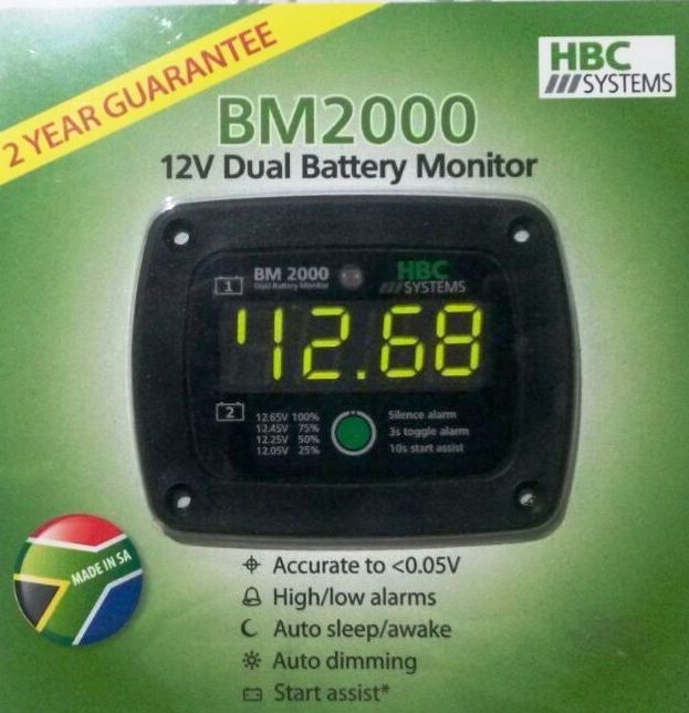 dmnoflush. HBC Dual Battery Monitor - FLUSH Mount
