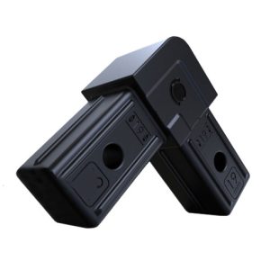 2-way-corner-black-ind-25mm-connect-it. 2-way Connect-It-corner Black 25mm