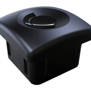 end-cap-black-25mm. 25mm End Cap Square