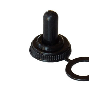 black-switch-cover. Black toggle switch cover
