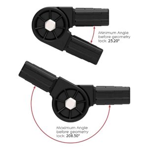 2-way-sqr-adjustable-black-25mm-connect-it. 2-way-Adjustable Connect-It sqr Black 25mm