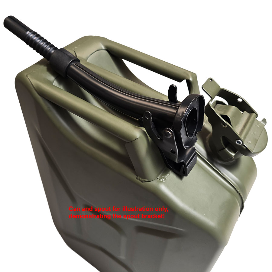 jerrycan-spout-holder. Jerrycan with Spout Holder