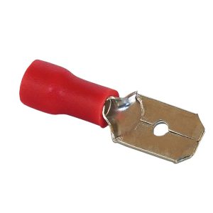 spade-m-red. Male spade terminal red