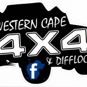 spotted-sticker. western cape 4x4 and diff lock sticker