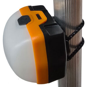 camping-light-on-pole. Tent pole light