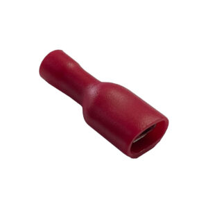1mm-Fully-Insulated-female-terminal. Fully insulated female termnal red