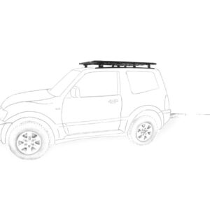 29-k9-rak-mitsubishi-pajero-swb--1200x857. Roofrack Pajero Shortwheel base