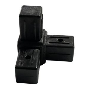 3-way-black-ind-25mm-connect-it. 3-way Connect-It Ind Black 25mm