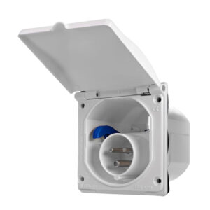 rosi-white-carvan-power-socket2. Rosi Caravan Inlet Socket