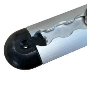 end cap round b . Curved Cargo Track end cap