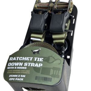 ratchet-stap-2pc. Badger Ratchet Tie Down Strap - 2piece